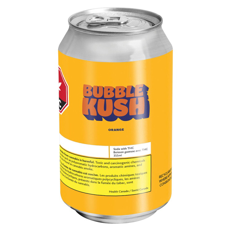 A picture of an orange soda